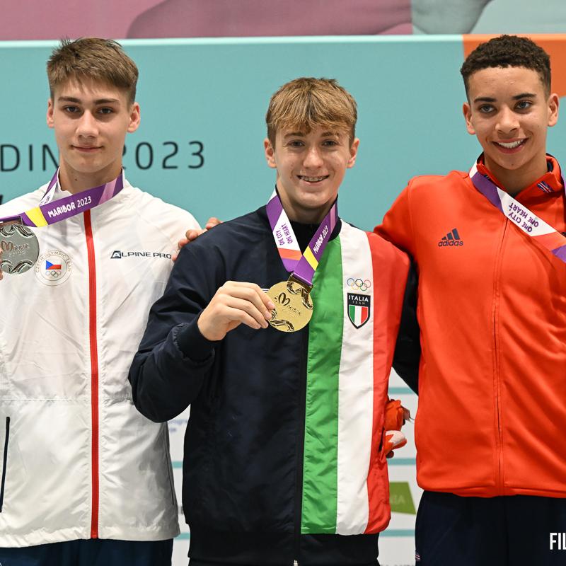MAG podium EYOF 2023